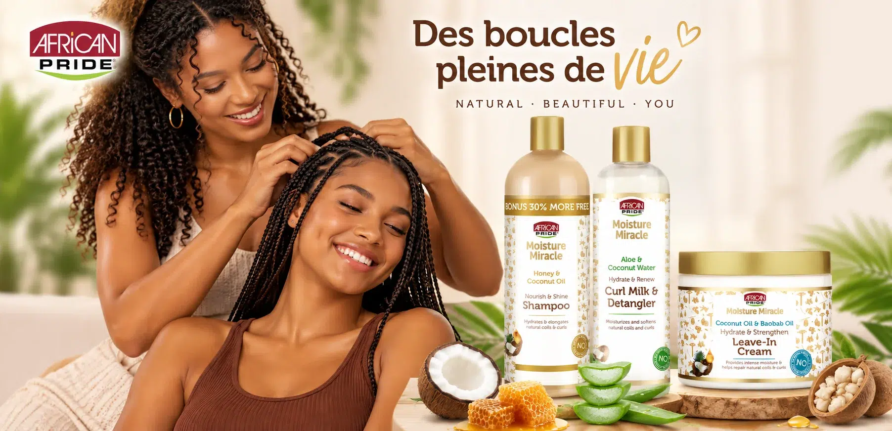 Soins pour cheveux lisses et brillants