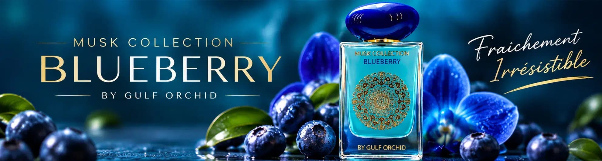 Collection de parfums musqués et fruités
