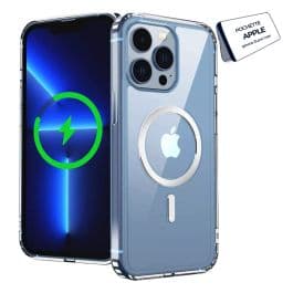Pochette Magsafe transparente pour iPhone 15 Pro Max