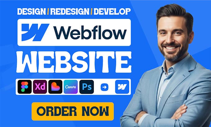 Je concevrai votre  Webflow et conversion Figma vers Webflow