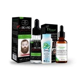 Pack Soins capilaire - Shampooing + Reparateur de Barbe + Reparateur des cheveux 