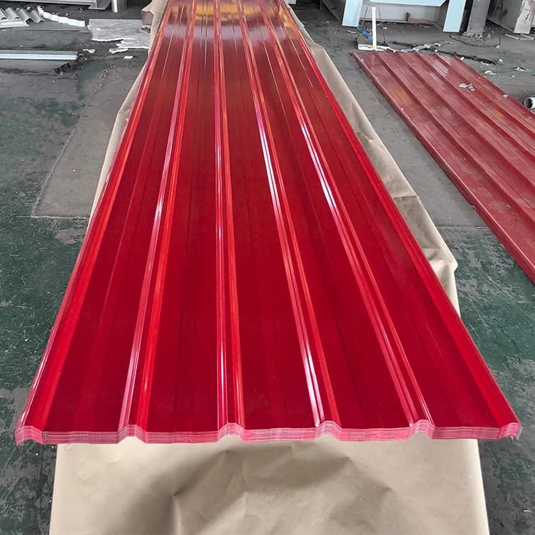 Iron Roofing Gi Corrugated Metal Coated 28 Gauge Galvanized Roof High-Strength Corrugated Steel Roofing Sheet