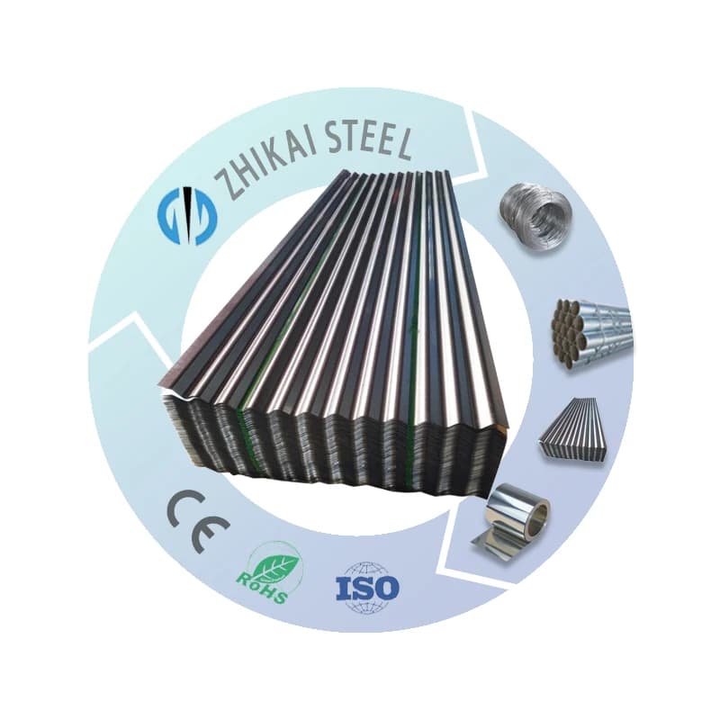 Galvanized Corrugated Steel Sheet 0.38mm Cold Rolled 0.4mm Roofing Sheet Price